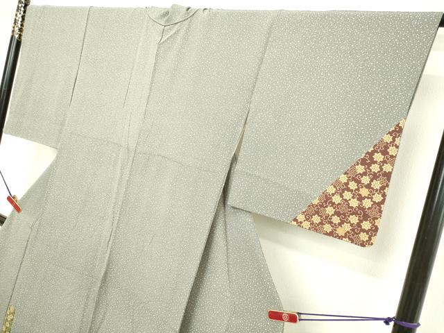 平和屋着物●訪問着　色紙花唐草文　ますいわ屋扱い　正絹　逸品　DAAV8750tw