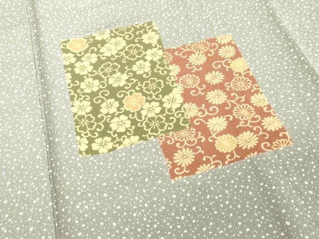 平和屋着物●訪問着　色紙花唐草文　ますいわ屋扱い　正絹　逸品　DAAV8750tw