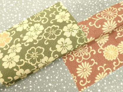 平和屋着物●訪問着　色紙花唐草文　ますいわ屋扱い　正絹　逸品　DAAV8750tw