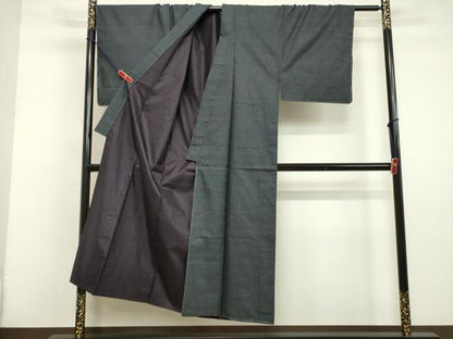 平和屋着物●男性 本場大島紬 アンサンブル 100亀甲 総詰め 正絹 逸品 未使用 DAAV8751tw