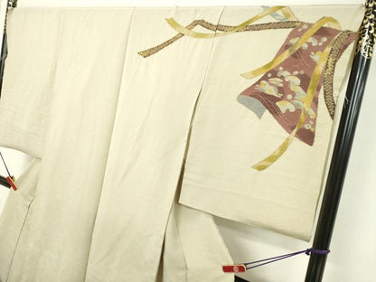 平和屋着物●訪問着　絞り　辻が花　暈し染め　金彩　鬼しぼ縮緬　上代126万　仮絵羽　正絹　逸品　未使用　DAAV8772tw