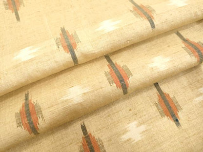 平和屋着物●上質な紬　抽象文様　正絹　逸品　DAAV8803tw
