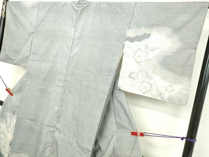 平和屋着物●本場大島紬　訪問着　絞り　辻が花　正絹　逸品　DAAV8816tw