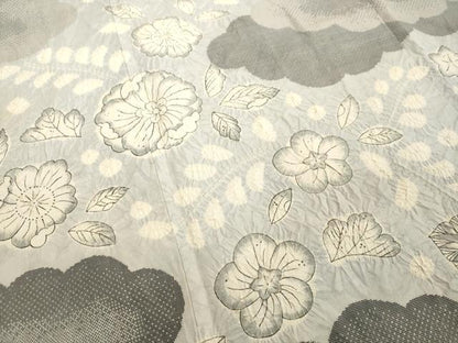 平和屋着物●本場大島紬　訪問着　絞り　辻が花　正絹　逸品　DAAV8816tw