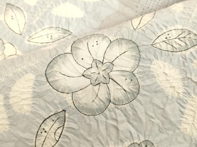 平和屋着物●本場大島紬　訪問着　絞り　辻が花　正絹　逸品　DAAV8816tw