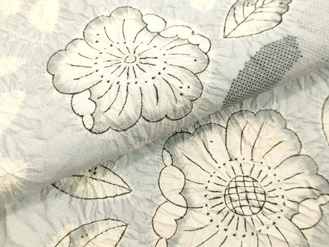 平和屋着物●本場大島紬　訪問着　絞り　辻が花　正絹　逸品　DAAV8816tw