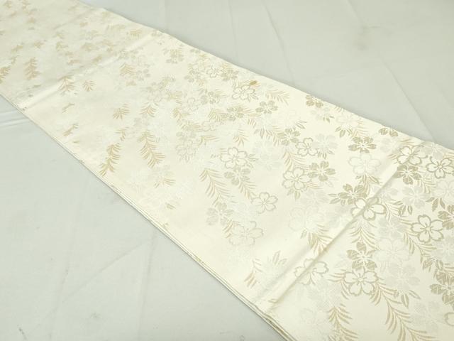 平和屋着物●九寸開き名古屋帯　唐織　花柳流　金銀糸　井筒工芸謹製　正絹　逸品　DAAV9006ob