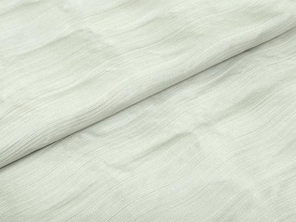 平和屋着物●本場筑前博多織 八寸名古屋帯 横段文 絹鼠色 正絹 逸品 DAAV9012ob