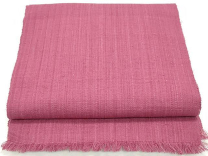 平和屋着物●八寸名古屋帯　紬地　茄子紺色　正絹　逸品　DAAV9056ob