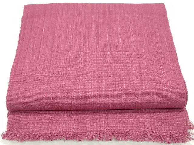 平和屋着物●八寸名古屋帯　紬地　茄子紺色　正絹　逸品　DAAV9056ob