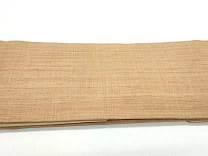 平和屋着物●つけ帯　紬地　江戸茶色　正絹　逸品　未使用　DAAV9066ob