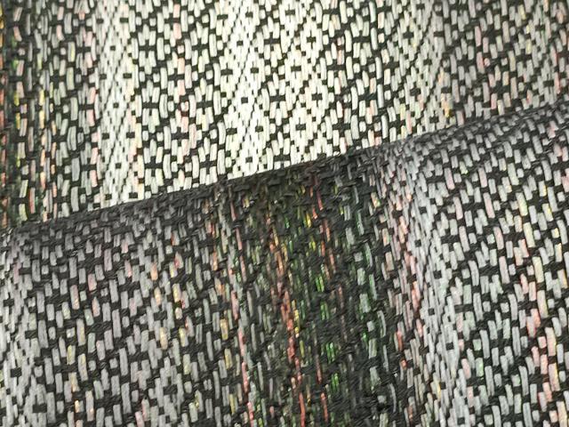 平和屋着物▽両面 全通柄袋帯 スリーシーズン 春夏秋 間道 正絹 逸品 未使用 DAAV9211ob