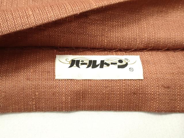 平和屋着物●六通柄袋帯 紬地 狩猟更紗花文 金糸 正絹 逸品 未使用 DAAV9298ob