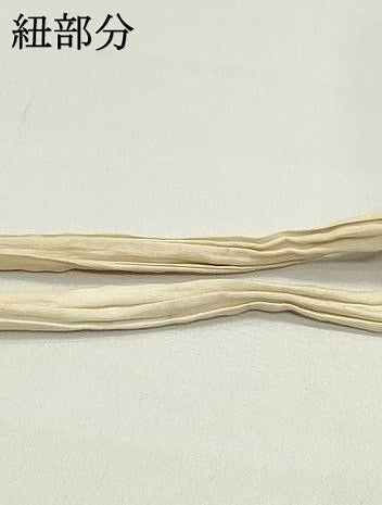 平和屋着物●つけ帯 狩猟草花文 金糸 正絹 逸品 DAAV9429ob