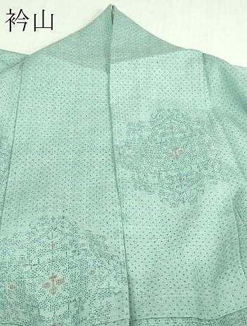平和屋着物▽本場結城紬 単衣 100亀甲 正倉院花文 正絹 逸品 DAAV9522sf