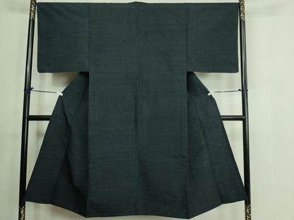 平和屋着物▽男性 紬 単衣 変わり間道 正絹 逸品 DAAV9530sf