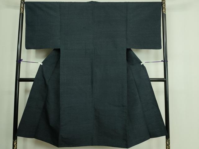 平和屋着物▽男性 紬 単衣 変わり間道 正絹 逸品 DAAV9530sf