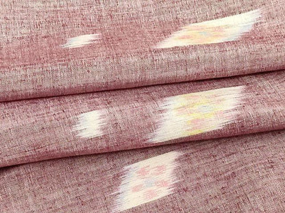 平和屋着物▽上質な紬 単衣 舞花文 正絹 逸品 未使用 DAAV9538sf
