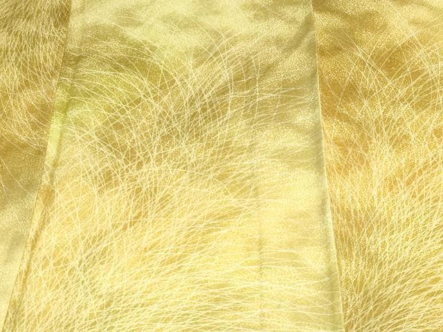 平和屋着物▽上質な小紋　単衣　松葉文　暈し染め　正絹　逸品　DAAV9545sf