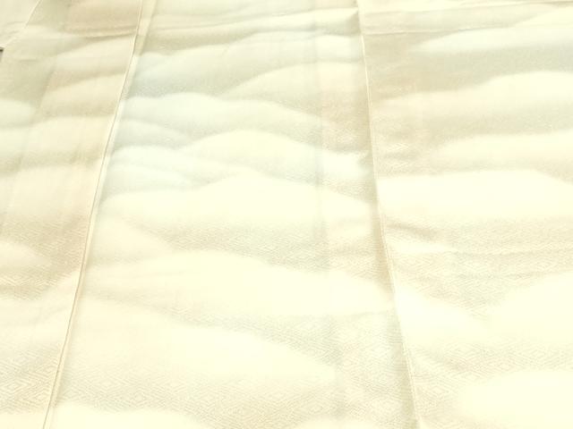 平和屋着物▽上質な小紋 単衣 菱文 暈し染め 正絹 逸品 DAAV9567sf