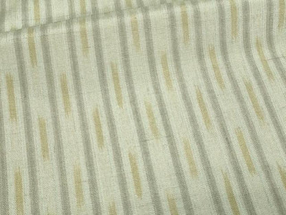 平和屋着物▽五代目・諏訪好風 紬 単衣 間道 反端付き 正絹 逸品 DAAV9572sf