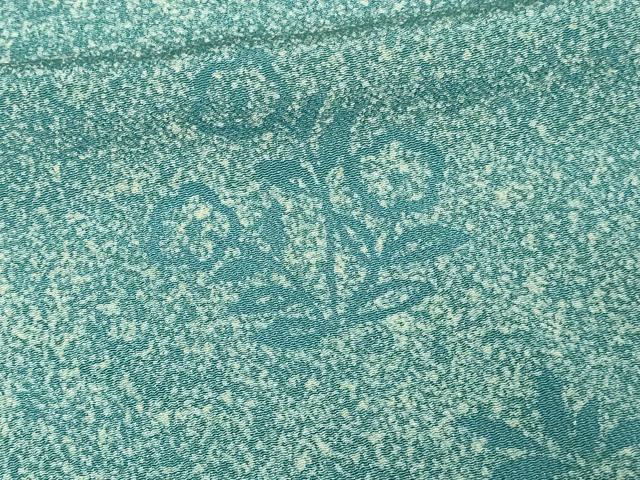 平和屋着物▽創業460年・千總　訪問着　単衣　駒刺繍　本草木漆　草花文　証紙付き　正絹　逸品　DAAV9573sf