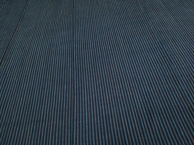 平和屋着物▽上質な紬 単衣 間道 正絹 逸品 DAAV9575sf