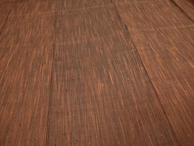 平和屋着物▽上質な紬 単衣 霞文 正絹 逸品 DAAV9577sf