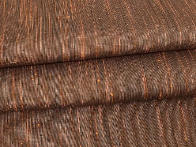 平和屋着物▽上質な紬 単衣 霞文 正絹 逸品 DAAV9577sf