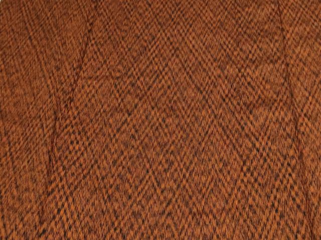 平和屋着物▽本場大島紬 単衣 菱文 正絹 逸品 DAAV9582sf