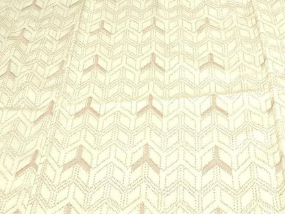 平和屋着物▽上質なお召　単衣　変わり間道　正絹　逸品　DAAV9595sf