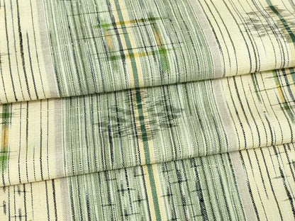 平和屋着物▽上質な紬 単衣 吉祥間道 正絹 逸品 DAAV9596sf