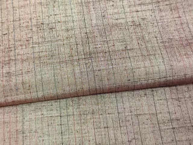 平和屋着物▽上質な紬 単衣 霞文 正絹 逸品 DAAV9601sf