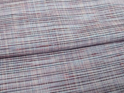 平和屋着物▽上質な紬 単衣 格子 正絹 逸品 DAAV9605sf