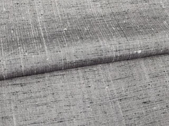 平和屋着物▽上質な紬 単衣 浅紫色 正絹 逸品 DAAV9610sf