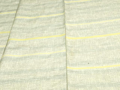 平和屋着物▽上質な紬　単衣　亀甲文　正絹　逸品　DAAV9613sf