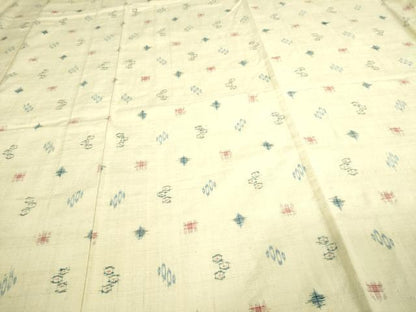 平和屋着物▽上質な紬 単衣 吉祥文 正絹 逸品 DAAV9627sf