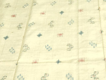 平和屋着物▽上質な紬 単衣 吉祥文 正絹 逸品 DAAV9627sf