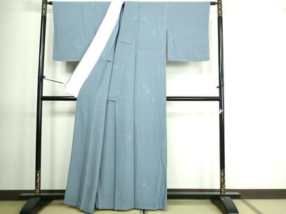 平和屋着物▽上質な小紋 単衣 蔦の葉文 正絹 逸品 DAAV9629sf