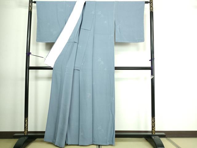 平和屋着物▽上質な小紋 単衣 蔦の葉文 正絹 逸品 DAAV9629sf