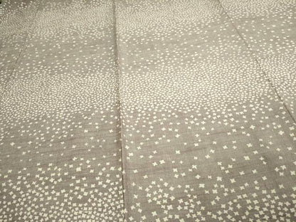 平和屋着物▽上質な紬 単衣 舞花文 正絹 逸品 DAAV9630sf