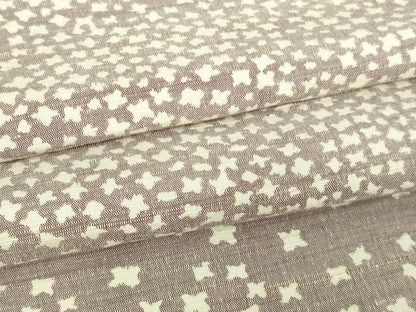 平和屋着物▽上質な紬 単衣 舞花文 正絹 逸品 DAAV9630sf