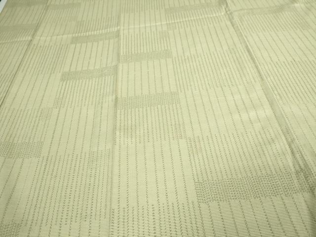 平和屋着物▽上質な紬 単衣 横段文 正絹 逸品 DAAV9631sf