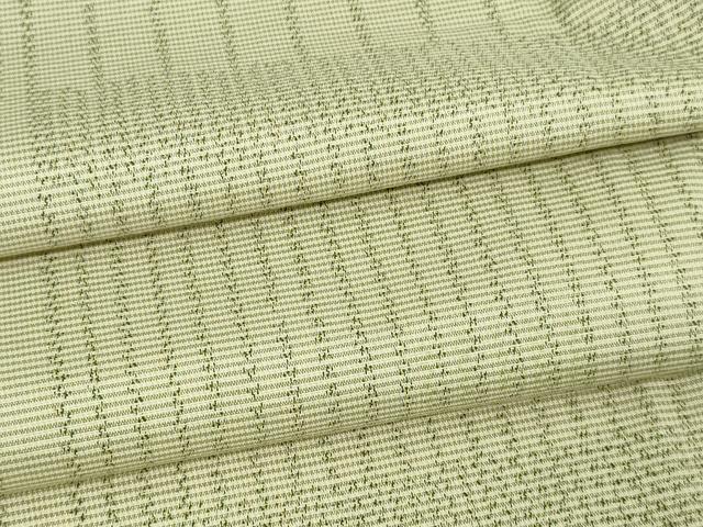 平和屋着物▽上質な紬 単衣 横段文 正絹 逸品 DAAV9631sf