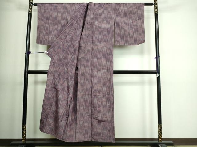 平和屋着物▽上質な紬 単衣 変わり間道 正絹 逸品 DAAV9634sf