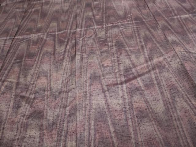 平和屋着物▽上質な紬 単衣 変わり間道 正絹 逸品 DAAV9634sf