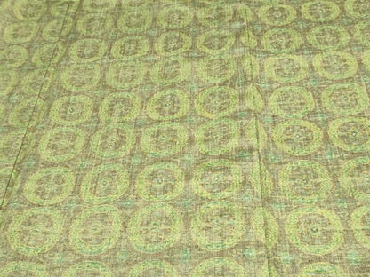 平和屋着物▽上質な紬 単衣 舞花文 正絹 逸品 DAAV9640sf