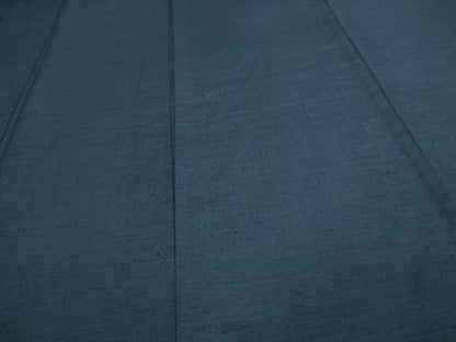 平和屋着物▽上質な紬 単衣 留紺色 正絹 逸品 DAAV9641sf