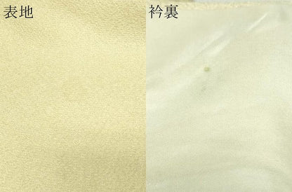 平和屋着物▽染めと織　彩密友禅作家や万本遊幾作　小紋　単衣　刺繍　草花文　正絹　逸品　DAAV9642sf