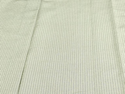 平和屋着物▽上質なお召 単衣 間道 正絹 逸品 DAAV9645sf